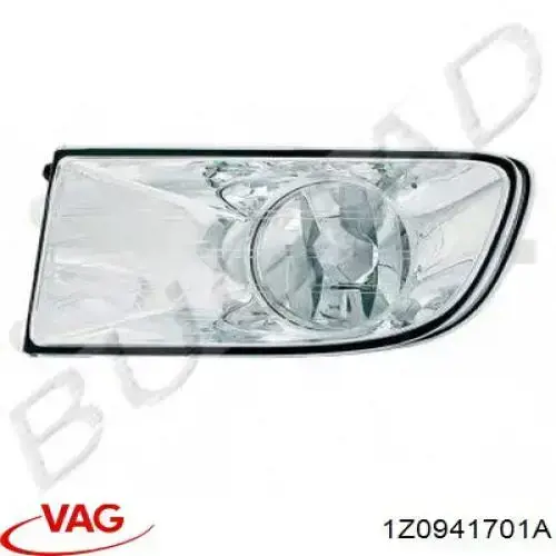1Z0941701A VAG Lampa przeciwmgielna lewa