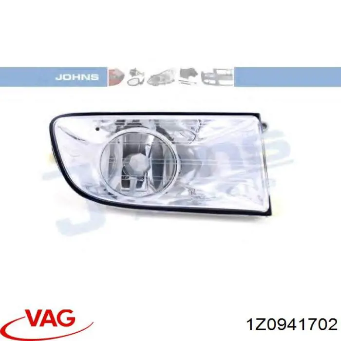 Lampa przeciwmgielna prawa VAG 1Z0941702 cena, od 47,67 USD