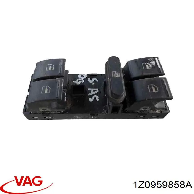1Z0959858A VAG Panel przyciskowy sterowania podnośnikiem szyby przedni lewy