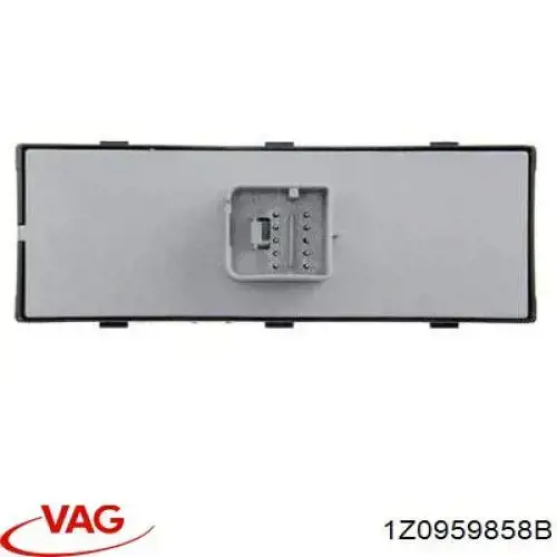 Panel przyciskowy sterowania podnośnikiem szyby przedni lewy VAG 1Z0959858B cena, od 26,51 USD