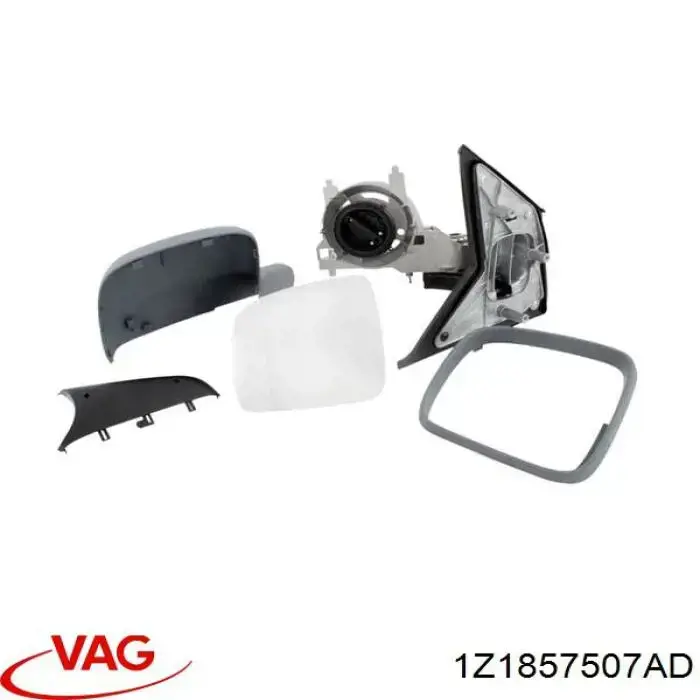 Lusterko wsteczne lewe VAG 1Z1857507AD cena, od 158,56 USD