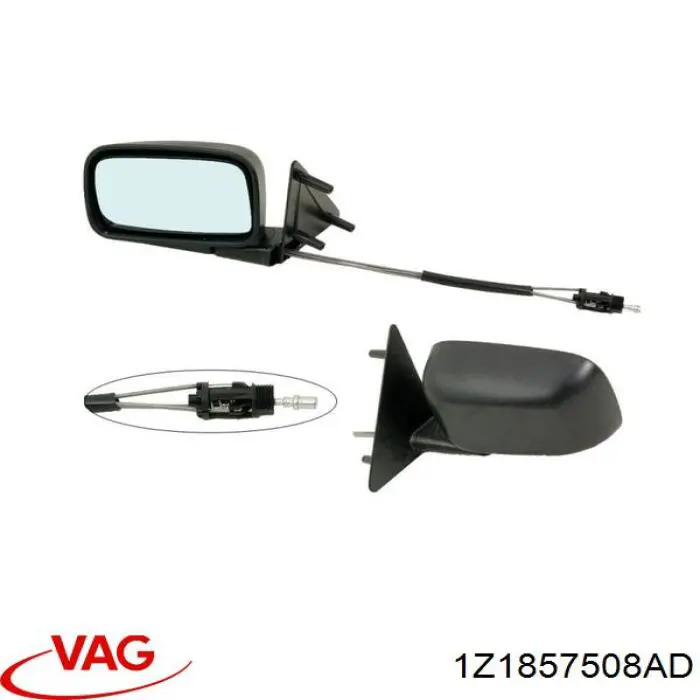 Lusterko wsteczne prawe VAG 1Z1857508AD cena, od 96,01 USD