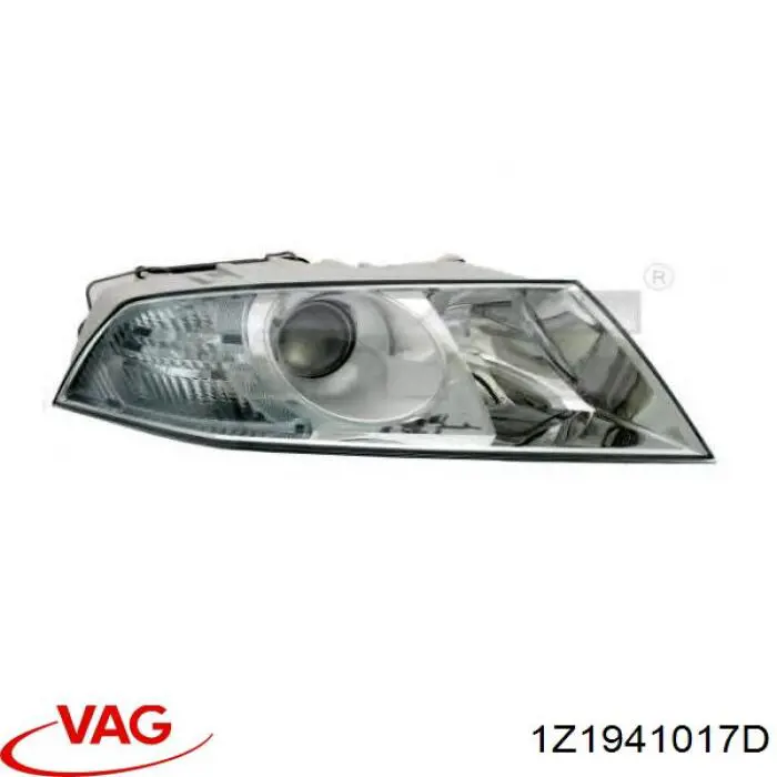 1Z1941017D VAG Reflektor lewy