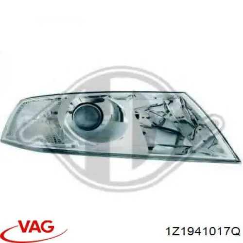 Reflektor lewy VAG 1Z1941017Q cena, od 180,47 USD