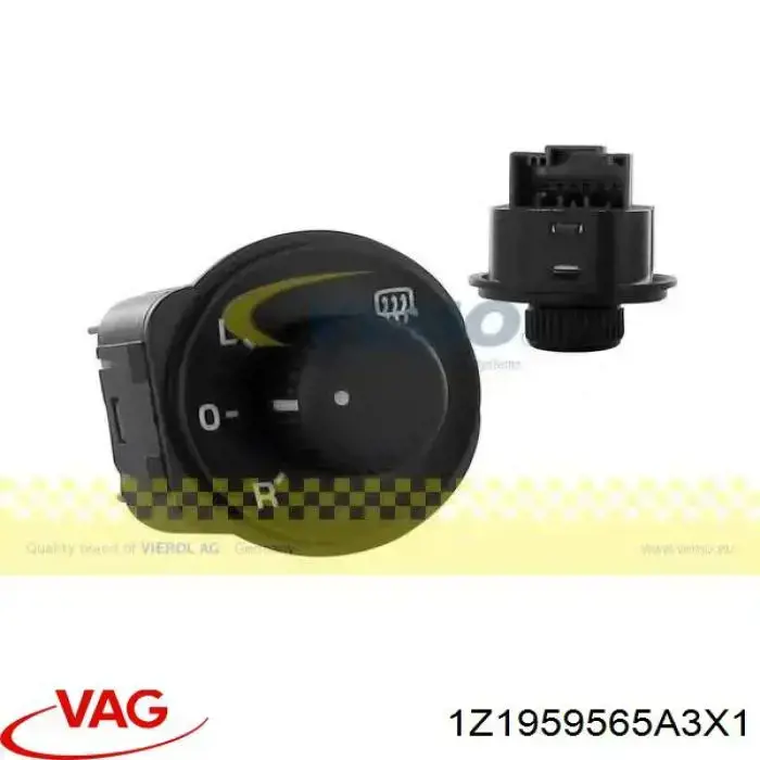 Sterownik lusterek bocznych, na drzwi VAG 1Z1959565A3X1 cena, od 17,08 USD