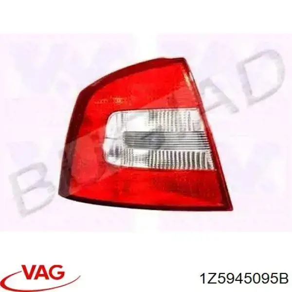 1Z5945095B VAG Lampa zespolona tylna lewa