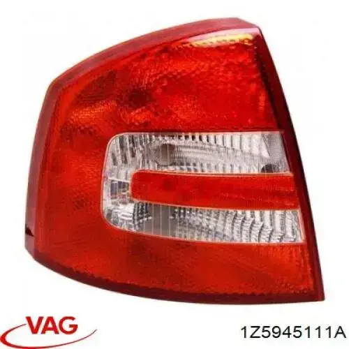 Lampa zespolona tylna lewa VAG 1Z5945111A cena, od 77,06 USD