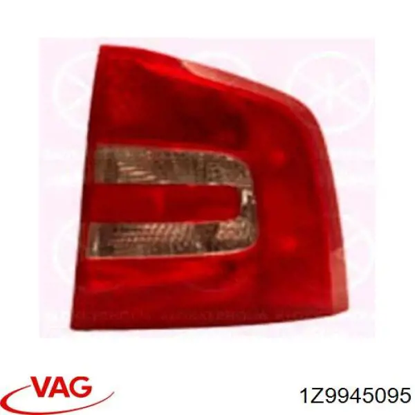 Lampa zespolona tylna lewa VAG 1Z9945095 cena, od 72,54 USD