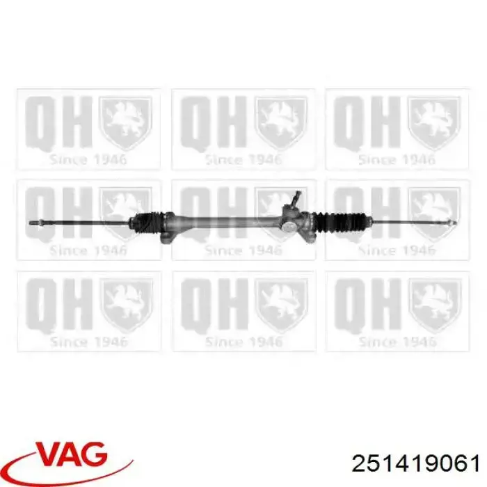 Listwa kierownicza (maglownica) VAG 251419061 cena, od 123,94 USD