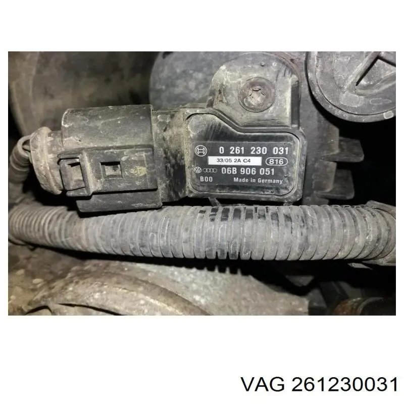 261230031 VAG Czujnik ciśnienia w kolektorze ssącym, MAP