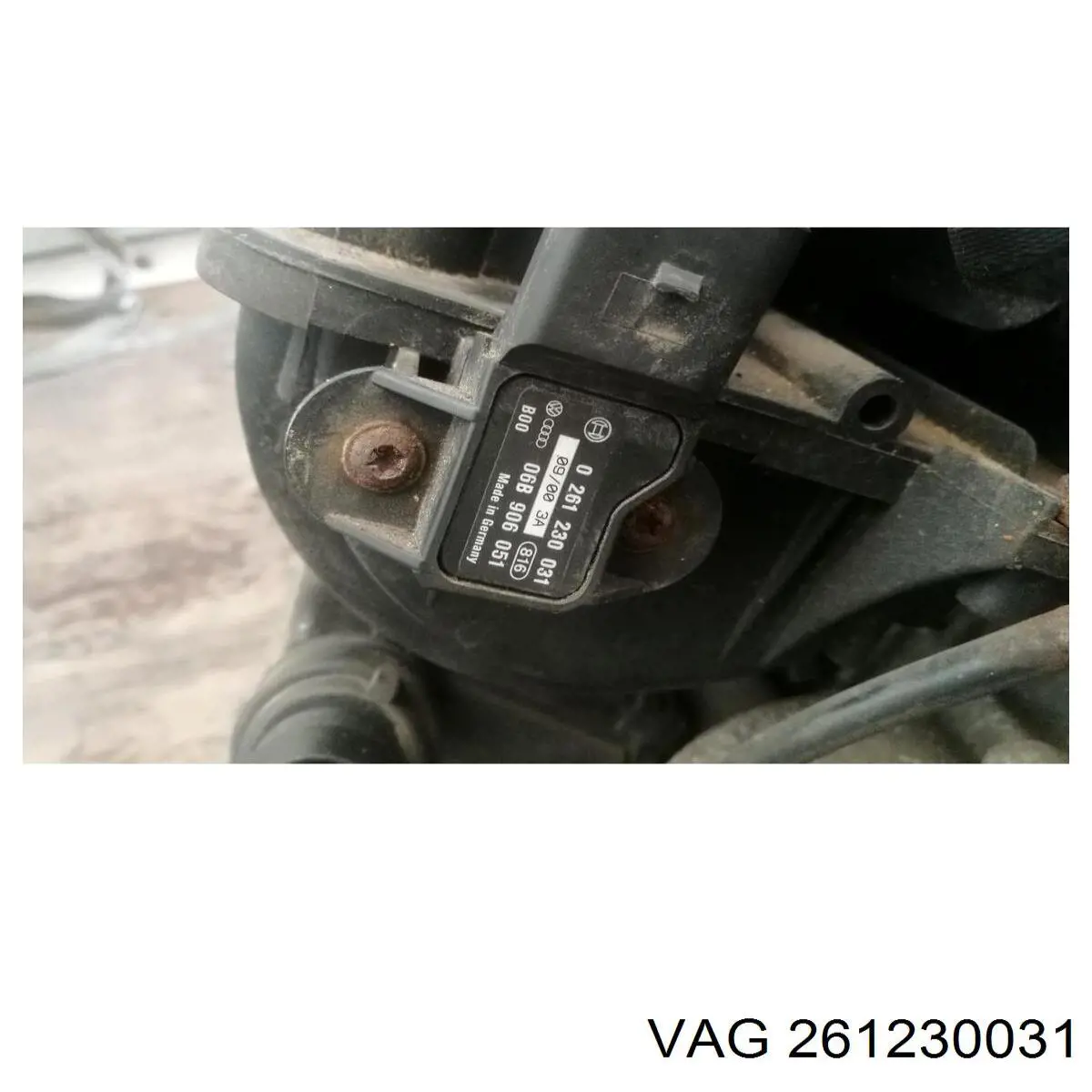 Do koszyka 261230031 VAG Czujnik ciśnienia w kolektorze ssącym, MAP