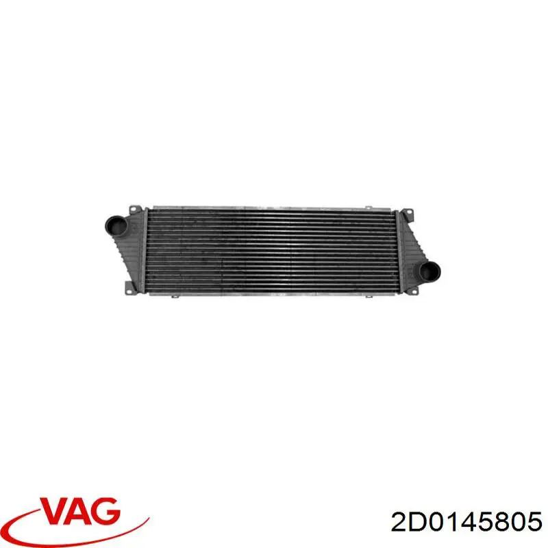 Do koszyka 2D0145805 VAG Chłodnica intercoolera