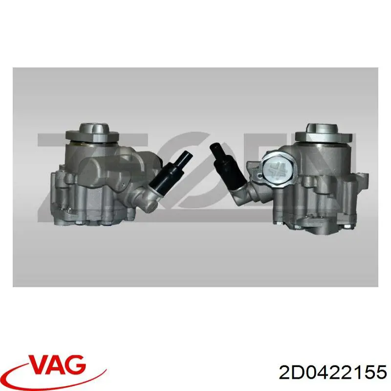 Pompa wspomagania hydraulicznego kierownicy VAG 2D0422155 cena, od 105,56 USD