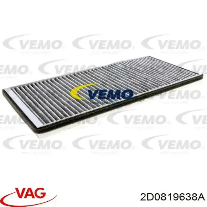 Do koszyka 2D0819638A VAG Filtr kabiny
