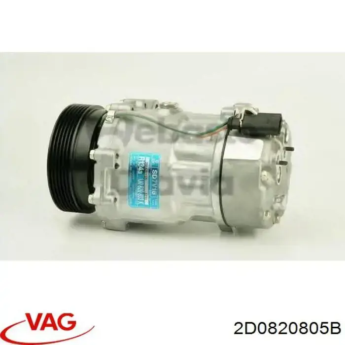 Sprężarka klimatyzacji VAG 2D0820805B cena, od 343,97 USD