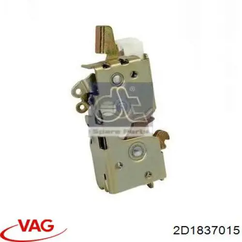 2D1837015 VAG Zamek drzwi przednich lewych
