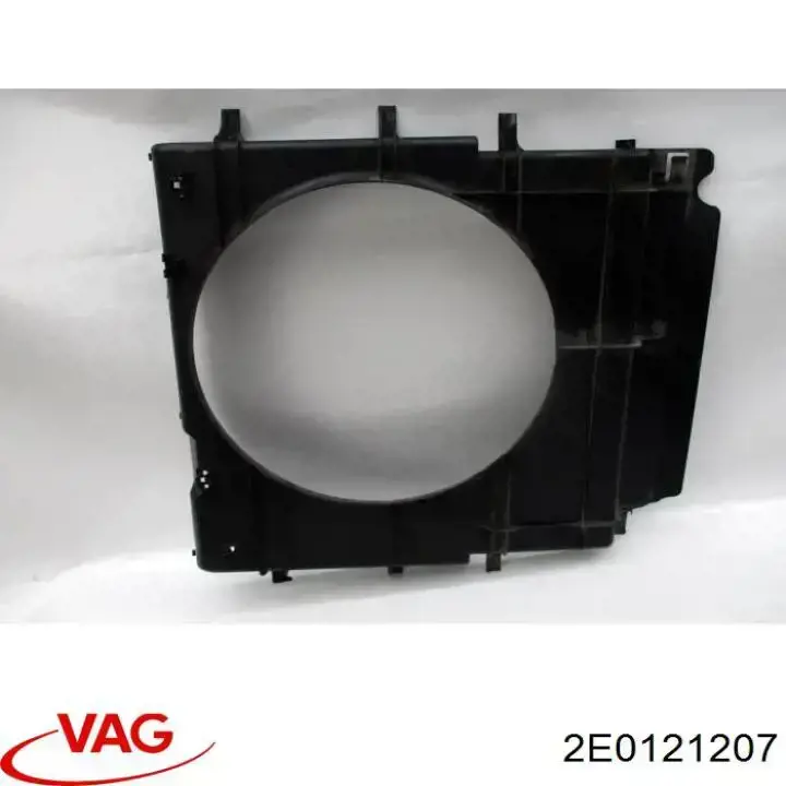Do koszyka 2E0121207 VAG Dyfuzor chłodnicy