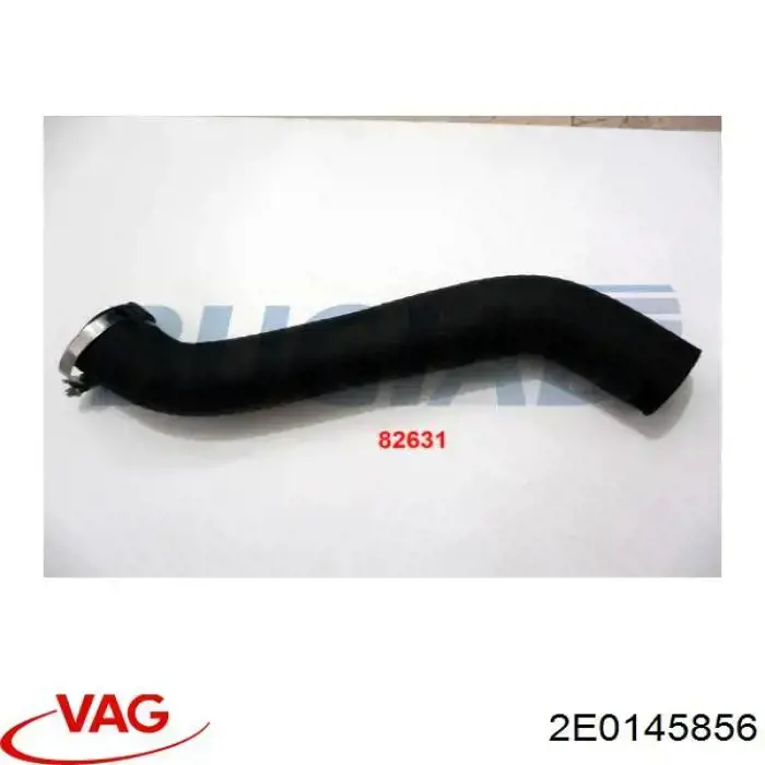 2E0145856 VAG Przewód (króciec) intercoolera