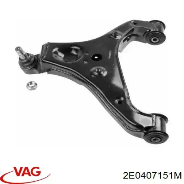 2E0407151M VAG wahacz zawieszenia przedniego dolny lewy