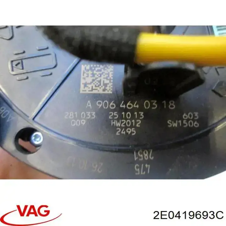Pierścień kontaktowy AIRBAG, taśma kierownicy  Volkswagen Crafter 30-35 autobus (2E, 2EE, 2EK) (2006 - 2016) cena, od 644,75 USD