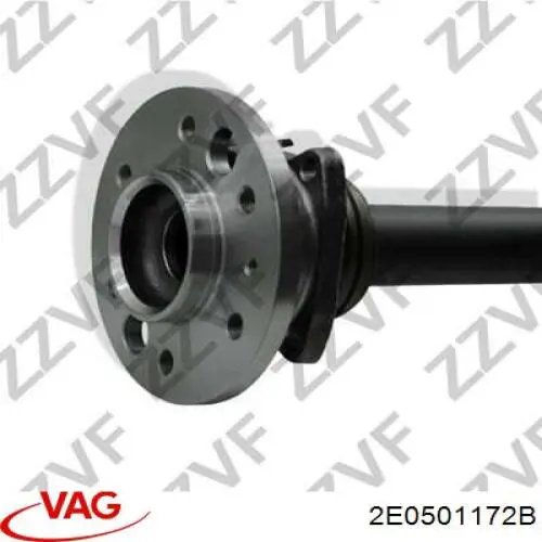 Półoś tylna prawa VAG 2E0501172B cena, od 48,21 USD