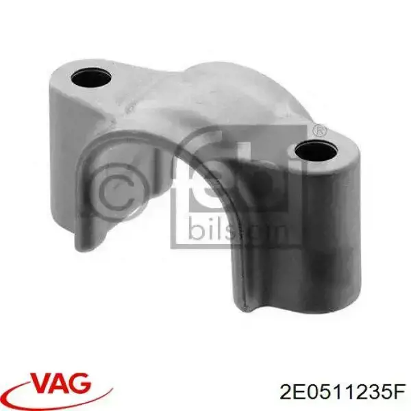 2E0511235F VAG Uchwyt mocowania tulei stabilizatora tylnego