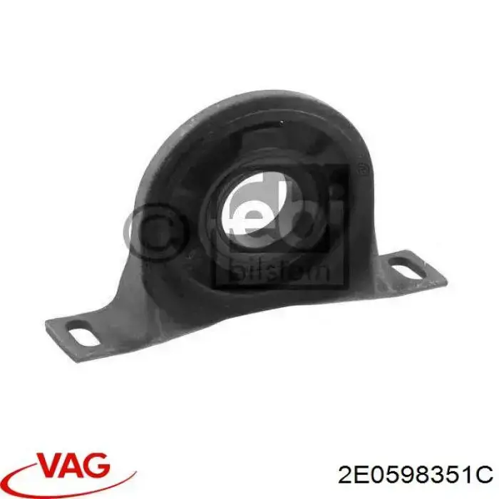 Do koszyka 2E0598351C VAG Łożysko podwieszane wału Cardana
