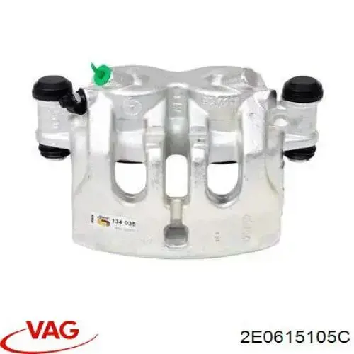 Zacisk hamulcowy przedni lewy VAG 2E0615105C cena, od 91,04 USD