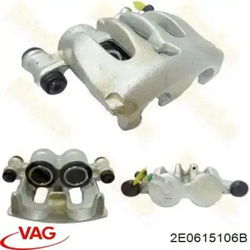 Zacisk hamulcowy przedni prawy VAG 2E0615106B cena, od 84,26 USD