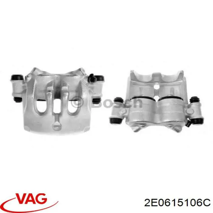 Zacisk hamulcowy przedni prawy VAG 2E0615106C cena, od 90,99 USD