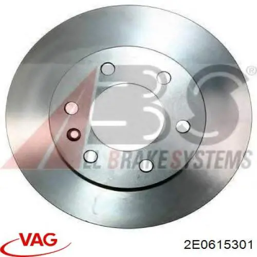 Tarcza hamulcowa przednia VAG 2E0615301 cena, od 58,95 USD