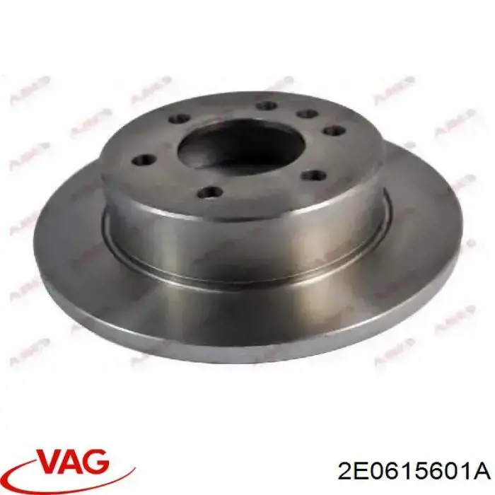 Do koszyka 2E0615601A VAG Tarcza hamulcowa tylna