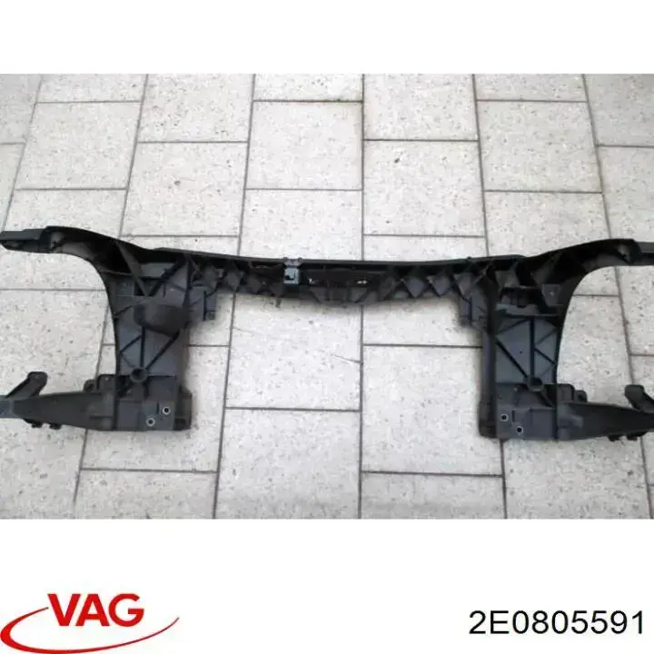 Osłona chłodnicy kompletna (panel mocowania reflektorów) VAG 2E0805591 cena, od 198,05 USD