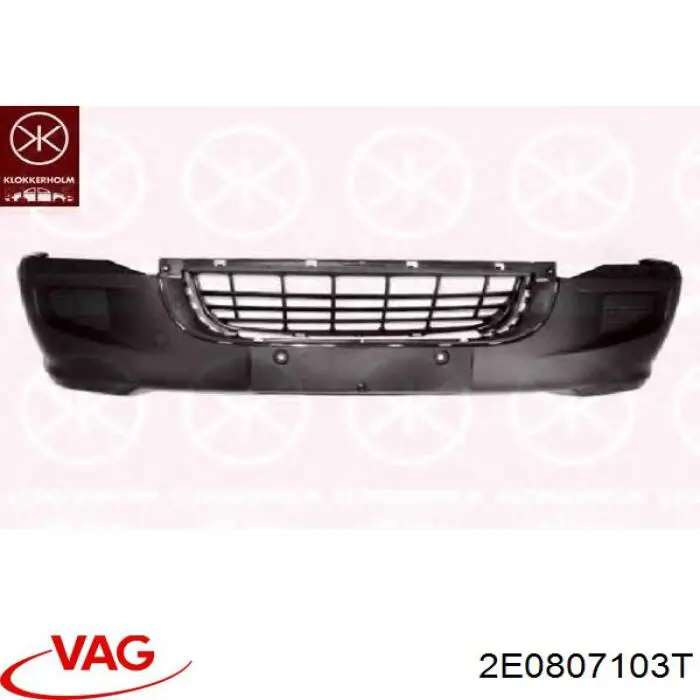 Zderzak przedni VAG 2E0121207K cena, od 211,63 USD