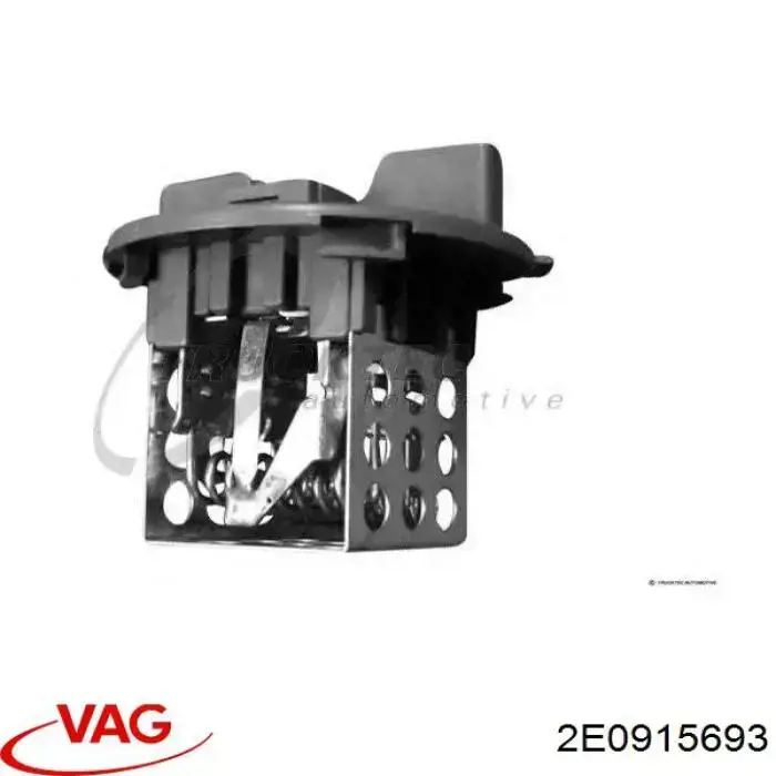 2E0915693 VAG Rezystor wentylatora nagrzewnicy (ogrzewacza kabiny)