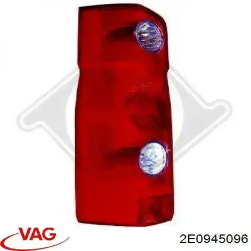 Do koszyka 2E0945096 VAG Lampa zespolona tylna prawa
