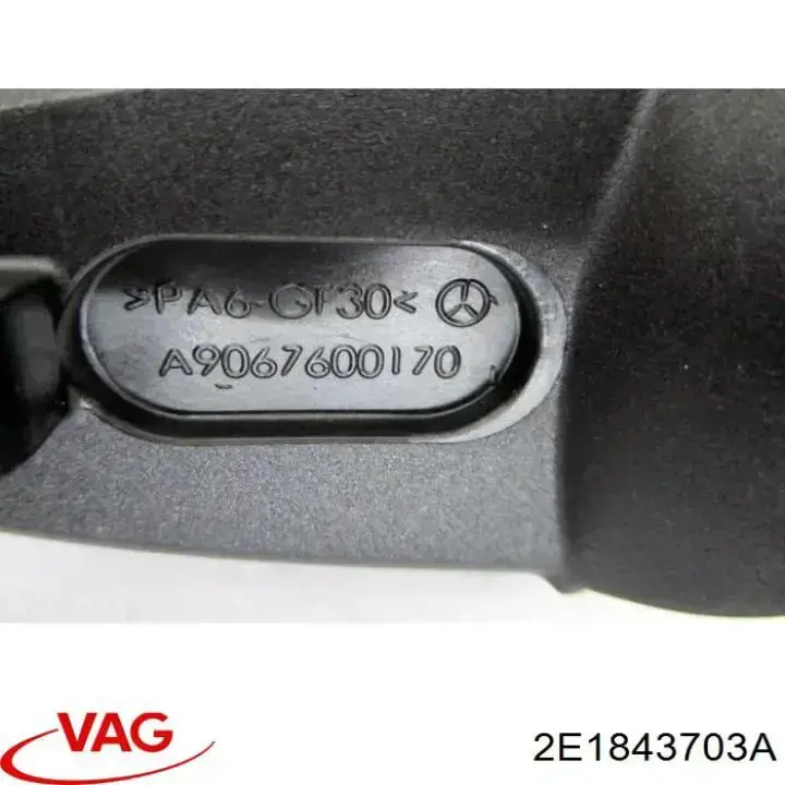 Do koszyka 2E1843703A VAG Klamka drzwi bocznych (przesuwnych) zewnętrzna