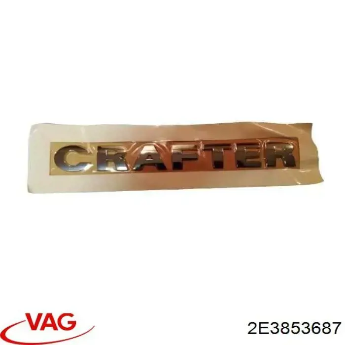 Emblemat na klapę bagaznika (znaczek firmowy) Volkswagen Crafter 30-35 autobus (2E, 2EE, 2EK) (2006 - 2016) cena, od 61,35 USD