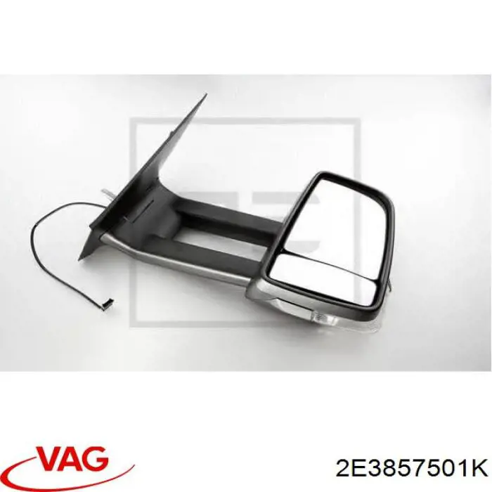 Lusterko wsteczne lewe VAG 2E3857501K cena, od 552,40 USD