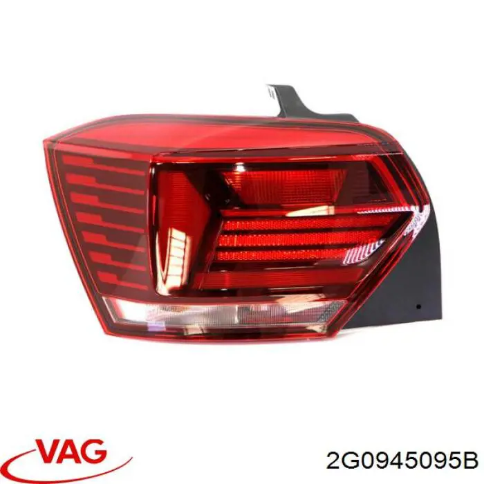 Lampa zespolona tylna lewa VAN Wezel 5751931 cena, od 127,67 USD