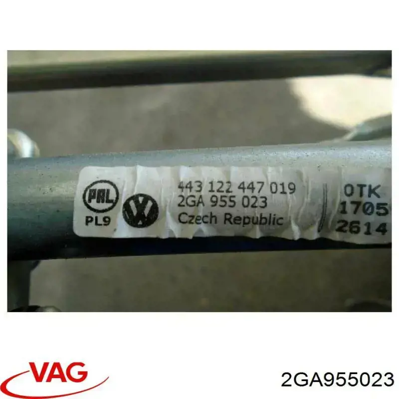 Mechanizm wycieraczek VAG 2GA955023B cena, od 125,99 USD