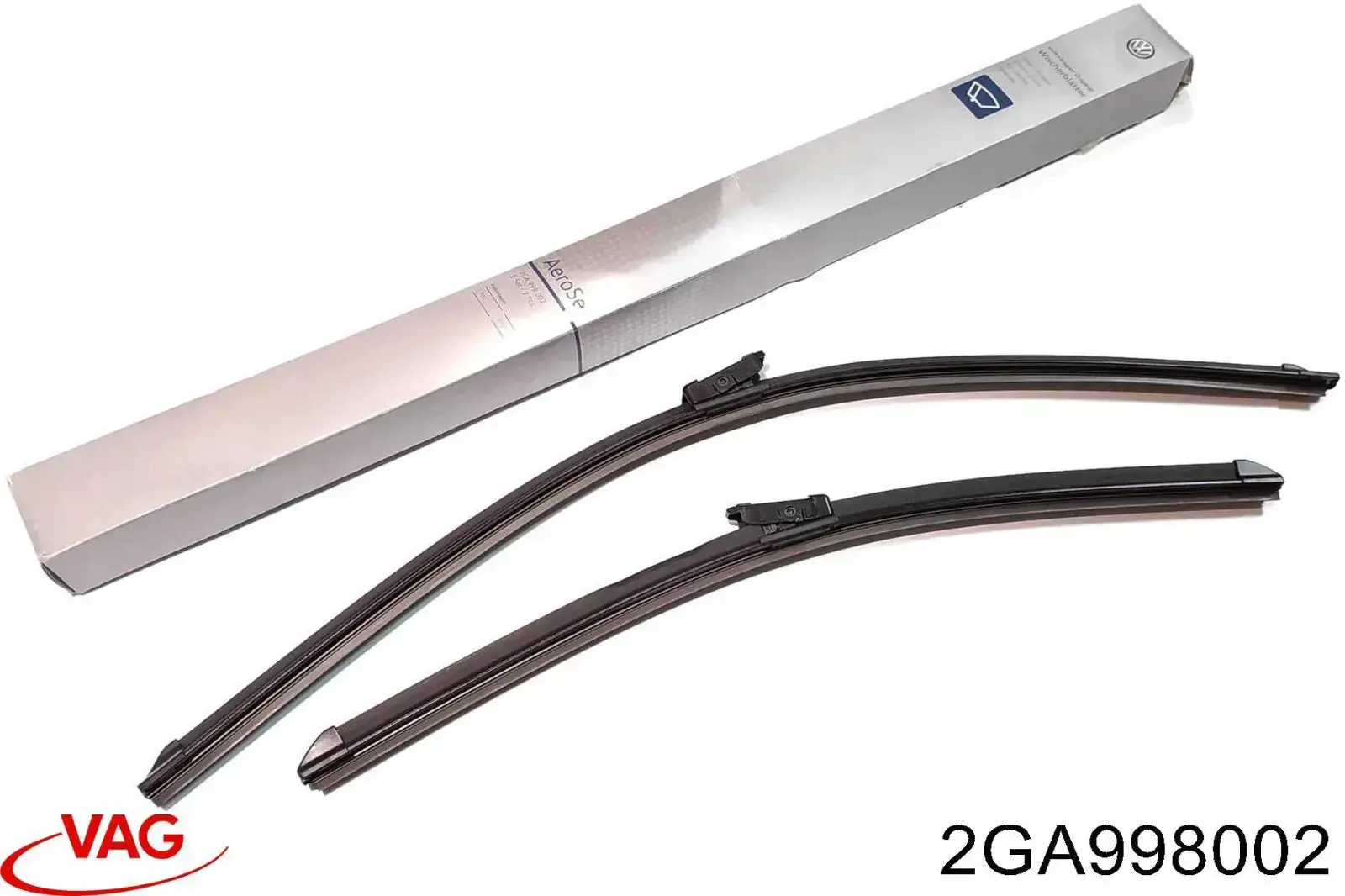 2GA998002 VAG Pióro wycieraczki szyby przedniej, zestaw (2 szt.)