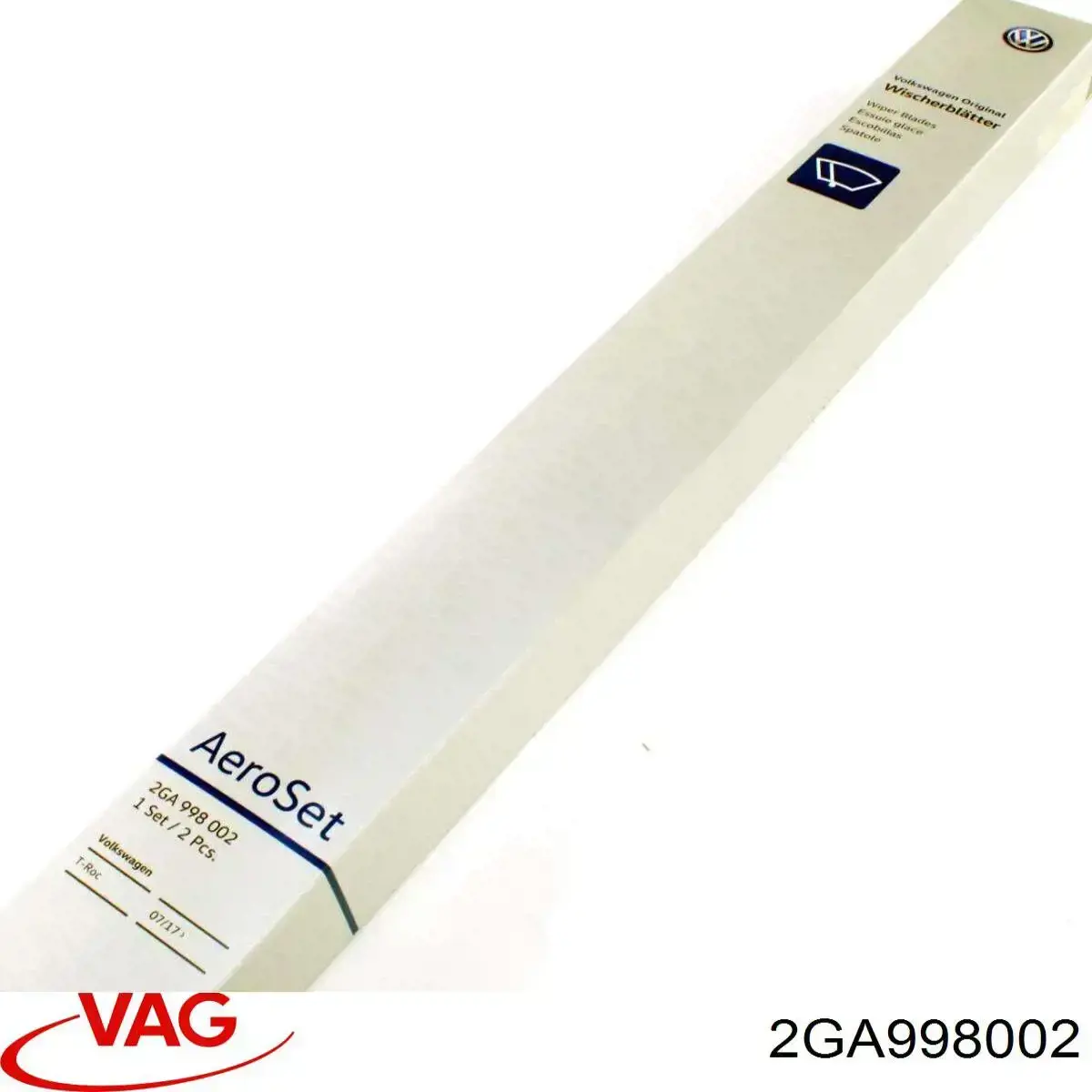 Pióro wycieraczki szyby przedniej, zestaw (2 szt.) VAG 2GA998002 cena, od 42,75 USD