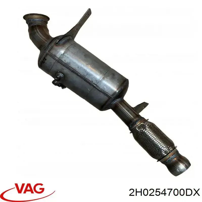 Filtr cząstek stałych układu wydechowego do Volkswagen AMAROK  2HA, 2HB, S1B, S6B, S7A, S7B
