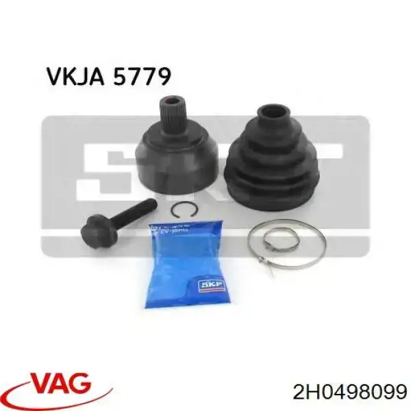 2H0498099 VAG Przegub homokinetyczny przedni zewnętrzny
