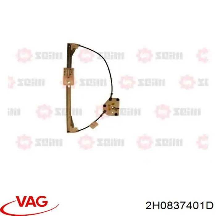 Mechanizm podnoszenia szyby drzwi przednich lewych VAG 2H0837401D cena, od 50,76 USD
