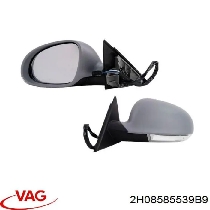 Lusterko wsteczne lewe VAG 2H08585539B9 cena, od 206,42 USD