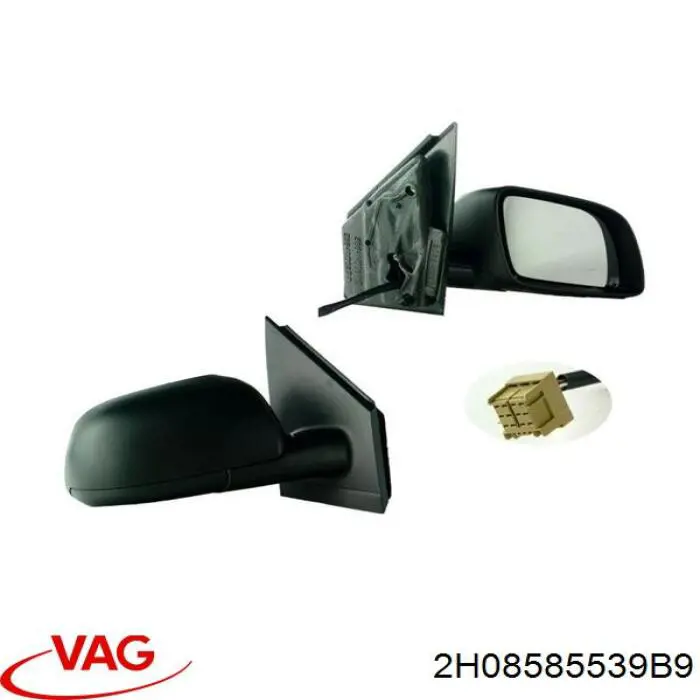 Do koszyka 2H08585539B9 VAG Lusterko wsteczne lewe
