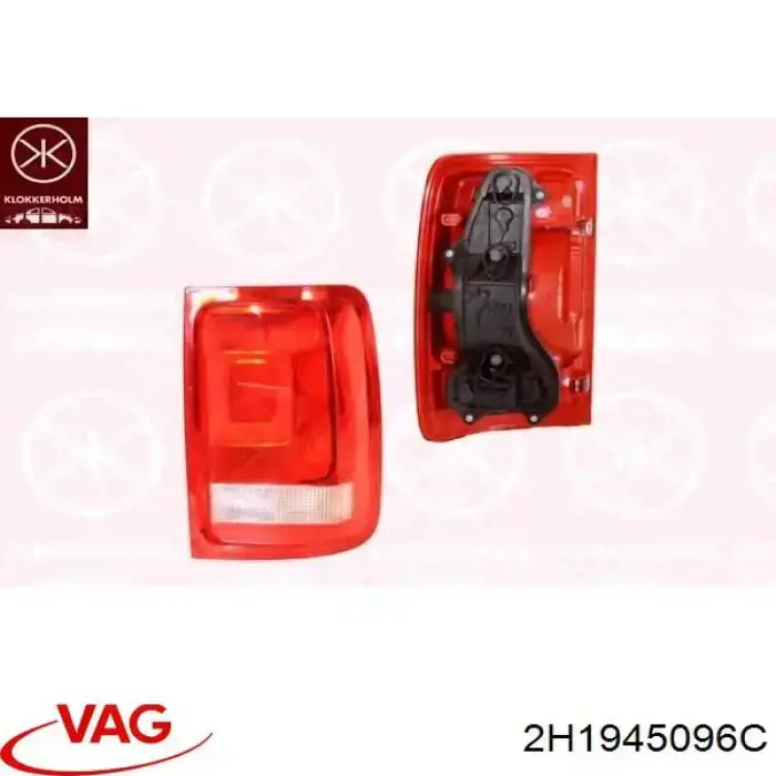 Do koszyka 2H1945096C VAG Lampa zespolona tylna prawa