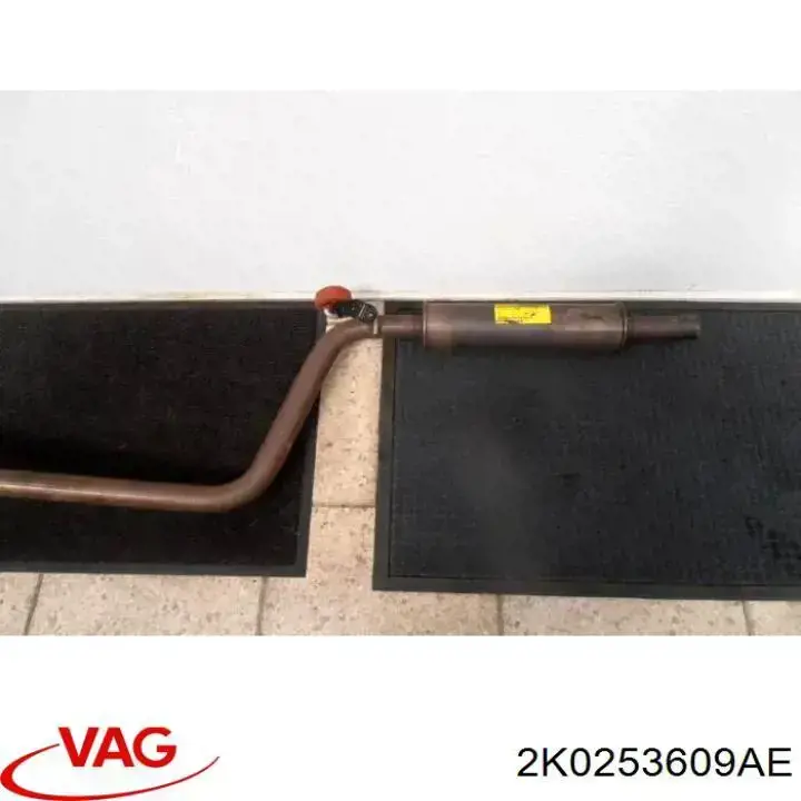Do koszyka 2K0253609AE VAG Tłumik, tylna część